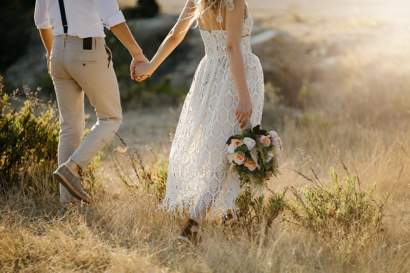 Rustic wedding bouquet